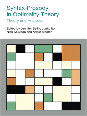 cover image of Syntax-Prosody in Optimality Theory